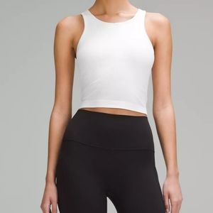 Lululemon Ebb to street cropped racerback tank